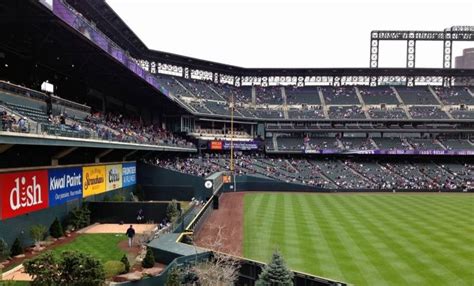 Colorado Rockies Seating Guide Coors Field