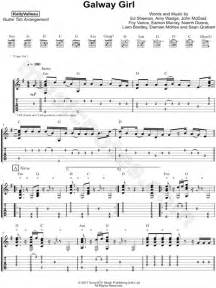 Kelly Valleau Galway Girl Guitar Tab In E Minor Download And Print