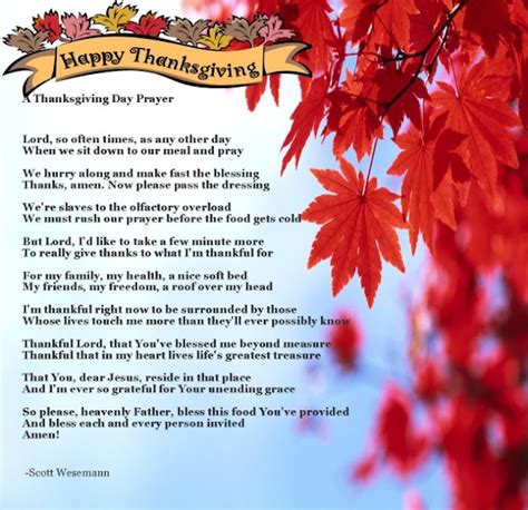 Thanksgiving Prayer 2012 ~ Faith And Music