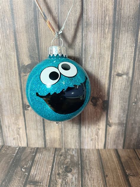 Cookie Monster Ornament Christmas Ornament Monster Etsy