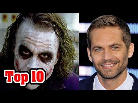10 Famous Actors Who Died While Filming Movies Unshootables