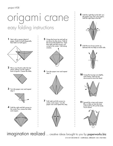 How To Origami Crane Origami Origami Crane Steps Stock Illustration