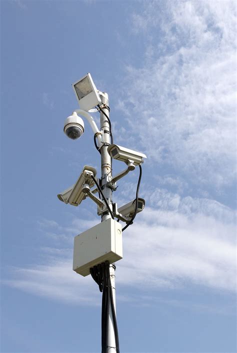 Hd Wallpaper Cctv Security Camera Surveillance System Building