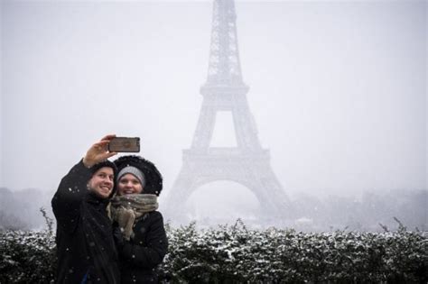 Snow Shuts Eiffel Tower As Winter Blast Hits France Inquirer News