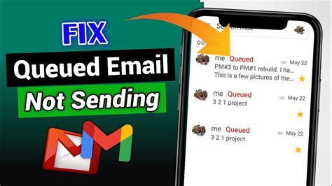 How To Send Queued Mail In Gmail Fix Queued Email On Gmail On