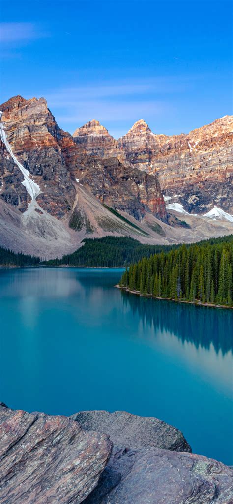 Moraine Lake Wallpaper 4k Turquoise Water Valley Of The Ten Peaks