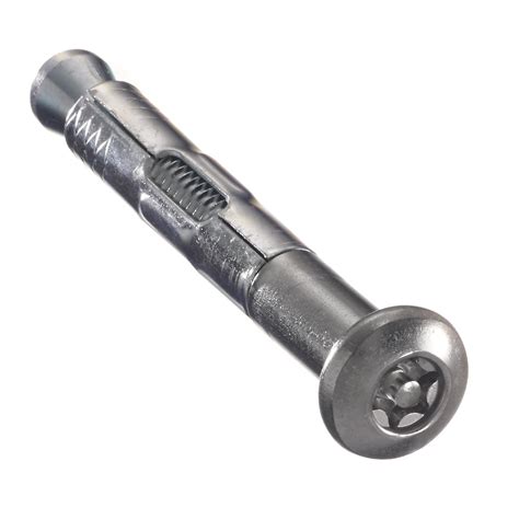 38 X 3 34 Button Head Tamper Resistant Secure Bolt Sleeve Anchors