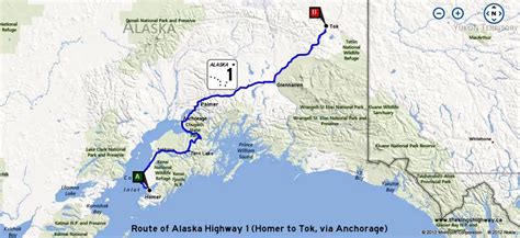 Alaska Highway 1 Route Map History Of Ontarios Kings Highways