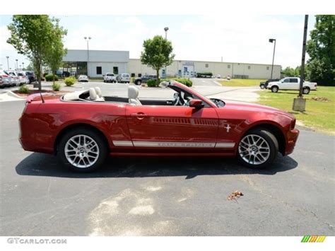 2014 Ruby Red Ford Mustang V6 Premium Convertible 82161366 Photo 4