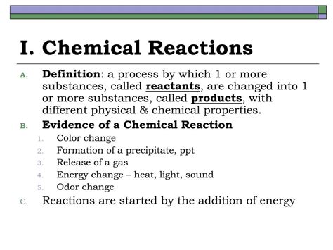 Ppt Chemical Equations And Reactions Powerpoint Presentation Free