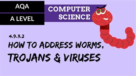 AQA ALevel How To Address Worms Trojans And Viruses YouTube