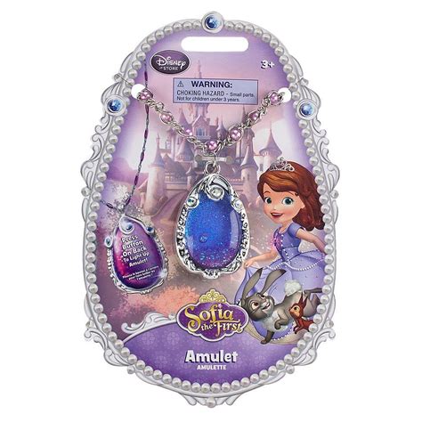 Sofia The First Light Up Amulet Disney Princess Necklace