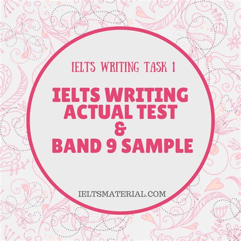 Ielts Writing Actual Test And Band 9 Sample