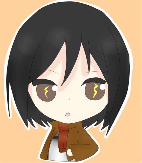 Chibi Mikasa By Nicklonelyguy On Deviantart