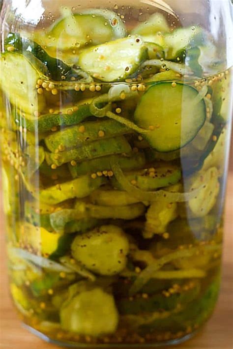 Refrigerator Bread And Butter Pickles Brown Eyed Baker