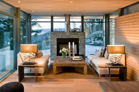 30 Cool Modern Lake House Cabin Interior Designs Decor