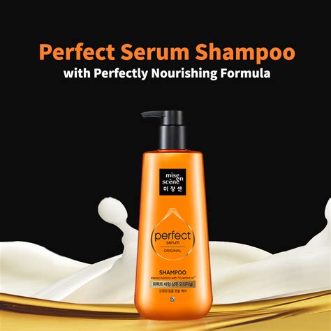 Mise En Scene Perfect Serum Original Shampoo Ml Golden Morocco Argan Oil Skin Care Bd