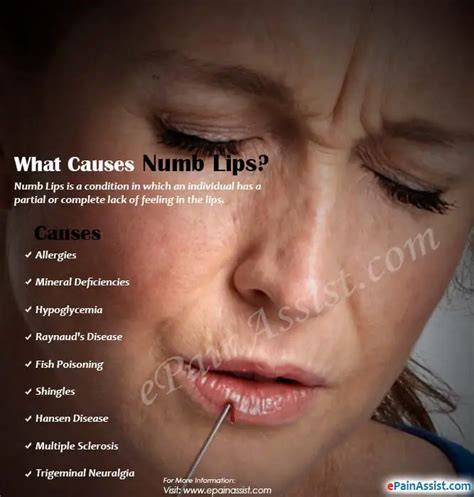 What Causes Numbness In Lips And Cheeks