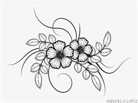 ᐈ Dibujos De Flores【top】gratis Y Fáciles