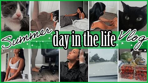 Summer Day In The Life Vlog 2022 Morning Routine Stretch And Workout W Me More