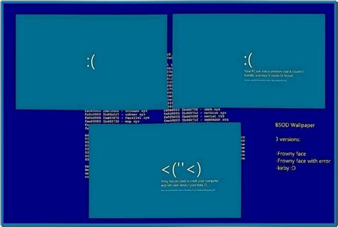 Blue Screen Screensaver Windows 8 Download Screensaversbiz