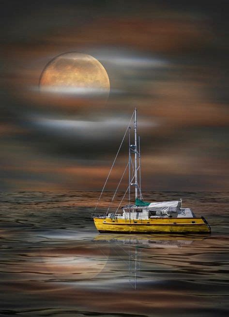 Épinglé par mohamed taki sur au clair de la lune peinture bateau clair de lune bateau en bois