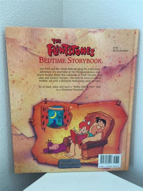 The Flintstones Bedtime Storybook Hardcover 1994 Nursery Rhyme Fred