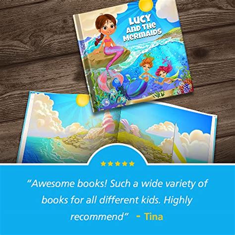 Personalized Story Book By Dinkleboo The Mermaids For Kids Ages 2