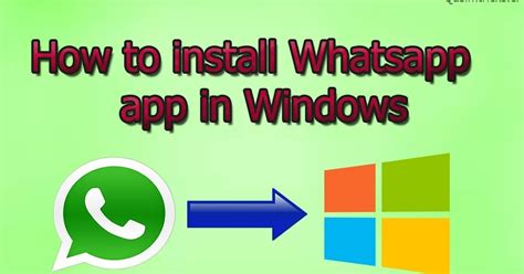 How To Download And Install Whatsapp On Windows 10 Criar Apps Vrogue