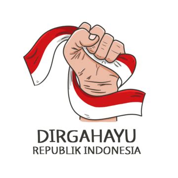 Detail Vector Tangan Mengepal Bendera Indonesia Merah Putih Png Tinta