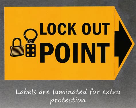 Lockout Point Labels Color Coded Lockout Tagout Labels