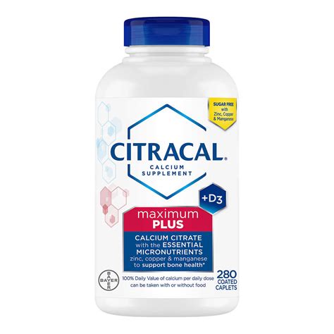 Citracal Maximum Plus Calcium Citrate D3 280 Caps New Ebay