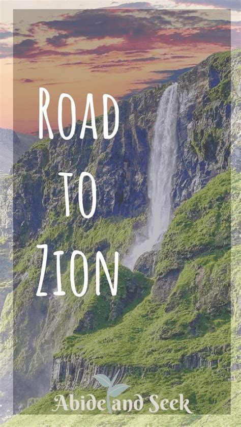 Road To Zion Abide And Seek Gods Perfect Timing Gods Perfect