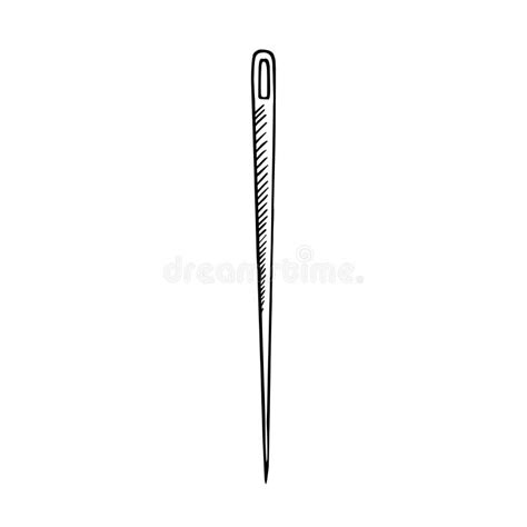 Needle Drawing Hand Drawn Doodle Gravure Vintage Style Sketch