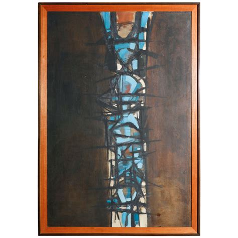 Mid Century Abstract Painting At 1stdibs