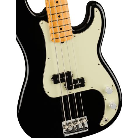 Fender American Professional Ii P Bass Mn Blk Electric Bass Guitar