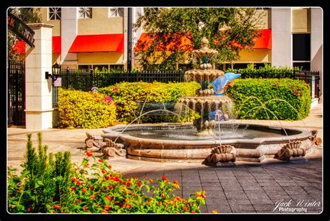 Sidewalk Fountain In Clearwater Florida Usa Jack Winter Flickr