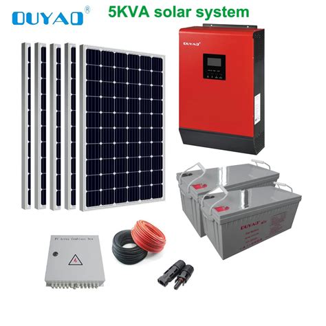 5kw Solar Panel System All Equipment5kva Solar Panel System Complete