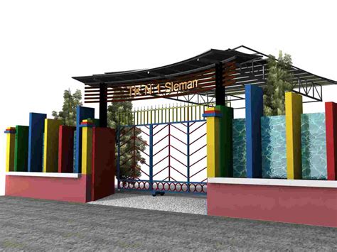 Jasa desain arsitek rumah online. 26 Gambar Pintu Gerbang Sekolah Baru!