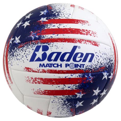Baden Match Point Usa Volleyball Redwhiteblue 1 Ct Ralphs