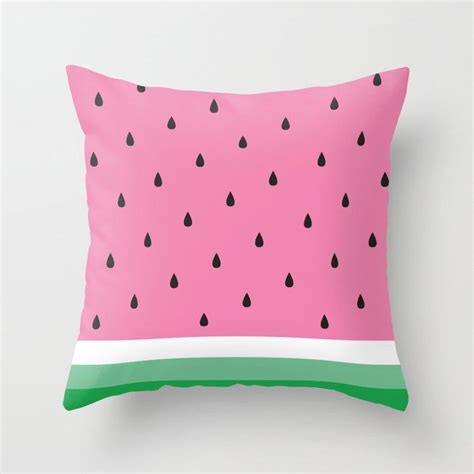 Watermelon Throw Pillow By Anna Lindner Cover 16 X 16 With Pillow