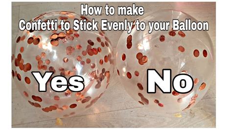 How To Inflate Confetti Balloons And Get The Confetti To Stick Evenly