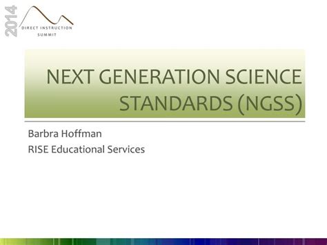 Ppt Next Generation Science Standards Ngss Powerpoint Presentation