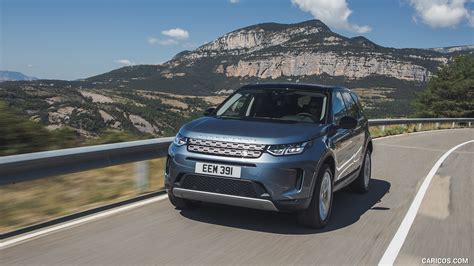 2020 Land Rover Discovery Sport Color Byron Blue Front Three