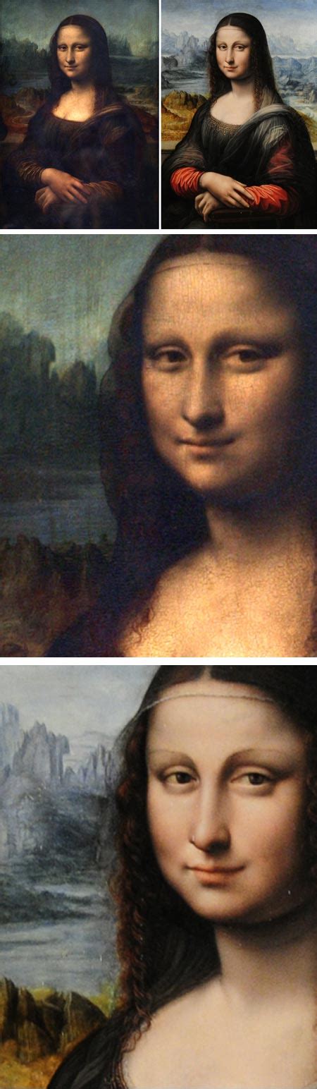Mona Lisa Copy From Da Vincis Workshop Lines And Colors