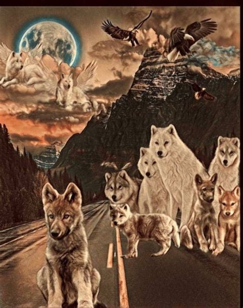 Wolf Art Wolves Wolf Pack Art Digital Art Digital Wolf Etsy