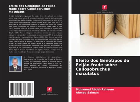 EFEITO DOS GENÓTIPOS de Feijão frade sobre Callosobruchus maculatus Taschenbuch EUR