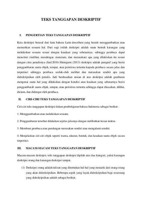 Contoh Teks Deskripsi Bahasa Jawa Singkat Analisis