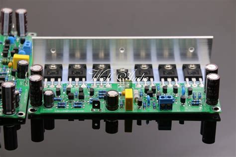 Assembled L15 Stereo MOSFET Power Amplifier Board With Angle Aluminum