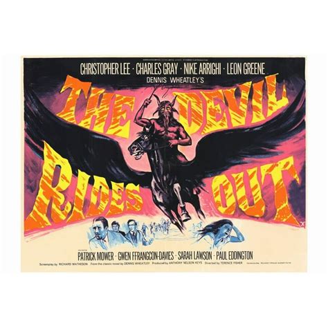 The Devil Rides Out Poster 27x40 1968